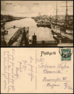 Delcampe - Ansichtskarte Bremen Freihafen Hafen Panorama 1925 - Bremen