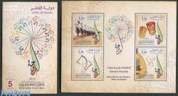 Delcampe - Qatar 2010 Doha, Arab Cultural Capital 2 S/s, Mint NH, Nature - Horses - Qatar