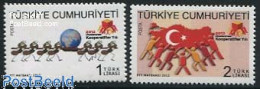 Delcampe - Türkiye 2012 Co-operation 2v, Mint NH, Various - Globes - Maps - Autres & Non Classés