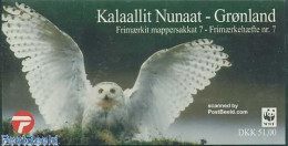 Delcampe - Greenland 1999 WWF, Snow Owl Booklet, Mint NH, Nature - Birds - Birds Of Prey - Owls - World Wildlife Fund (WWF) - Sta.. - Ungebraucht