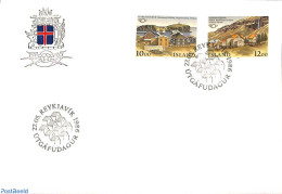 Delcampe - Iceland 1986 Norden 2v, First Day Cover, History - Various - Europa Hang-on Issues - Lighthouses & Safety At Sea - Lettres & Documents