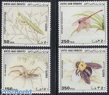 Delcampe - United Arab Emirates 1998 Insects 4v, Mint NH, Nature - Insects - Other & Unclassified