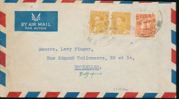 Delcampe - IRAQ LETTRE DE BAGBDAD EN 1947 VERS BRUXELLES - Iraq
