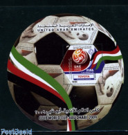 Delcampe - United Arab Emirates 2009 FIFA Club World Cup S/s, Mint NH, Sport - Various - Football - Round-shaped Stamps - Other & Unclassified