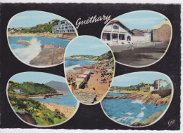 Delcampe - 64 - PYRENEES ATLANTIQUES - GUETHARY - MULTI VUES - FRONTON PLAGE CASINO VUE VERS L'ESPAGNE - Guethary