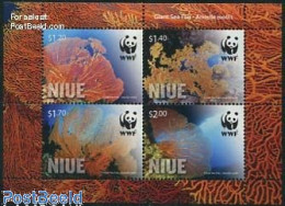 Delcampe - Niue 2012 WWF, Corals 4v M/s, Mint NH, Nature - World Wildlife Fund (WWF) - Niue