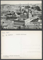 Delcampe - Egypt 1961 Old Photo Postcard Cairo Mohamed Aly Mosque Mosquee Citadel Citadelle - Sonstige & Ohne Zuordnung