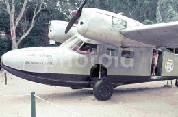 Delcampe - 3 SLIDES SET JUNKERS JU AIRCRAFT BOEING TAP PLANE SEAPLANE GRUMMAN AVION 35mm DIAPOSITIVE SLIDE Not PHOTO No FOTO NB20BX - Dias