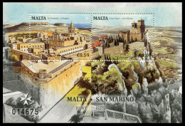 Delcampe - Malta 2016 Segell 69 **/MNH Conjunta Malta - San Marino - Malta