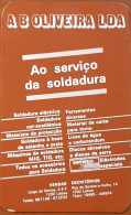 Delcampe - PORTUGAL - Theme: "MACHINERY And TOOLS";  Pocket Calendar;  "A B OLIVEIRA, LDA";  - 1987;  Condition: See Photos. - Formato Piccolo : 1981-90