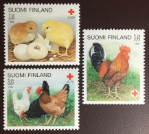 Delcampe - Finland 1996 Red Cross Chickens Birds MNH - Altri & Non Classificati