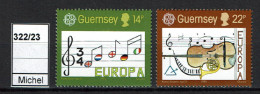 Delcampe - Guernsey 1985 - Europa, Année Européenne De La Musique, Music - MNH - Guernesey