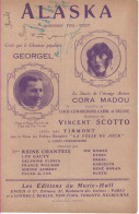 Delcampe - Partitions-ALASKA Fox Trot Paroles De L Lemarchand, Carol & Decave, Musique De V Scotto - Spartiti