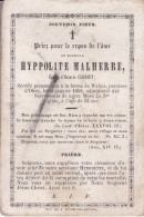 Delcampe - OHEY Ferme De WALAIS Hyppolite MALHERBE époux CLOSSET 32 Ans 1858 - Avvisi Di Necrologio