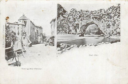 Delcampe - 07* AUBENAS Vieux Quartier  Pont D 'arc   RL,0619 - Aubenas