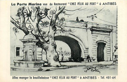 Delcampe - 06* ANTIBES « chez Felix Au Port »   RL,0550 - Other & Unclassified