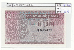 Delcampe - CRJ2081 BILLETE LAOS 1 KIP 1962 P-8a - Laos