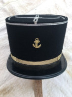 Delcampe - KEPI SOUS-OFFICIER INFANTERIE MARINE - Copricapi