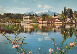 Delcampe - Österreich Velden Kärnten Wörthersee Panorama Dorfansicht Landschaft #SBF647 - Velden