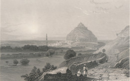 Delcampe - 19e SIECLE GRAVURE SUR ACIER.  ,,  THE FORTRESS OF DOW LUTABAD ,, + - 18 X 12 /25 X 18 CM - Other & Unclassified