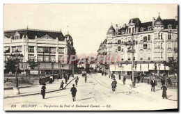 Delcampe - CPA Belfort Perspective Du Pont Et Boulevard Carnot - Belfort - Stadt
