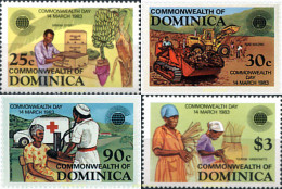 Delcampe - 45923 MNH DOMINICA 1983 DIA DE LA COMMONWEALTH - Dominica (1978-...)
