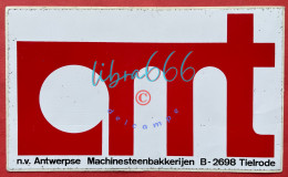 Delcampe - Autocollant - Sticker / Amt - N.v. Antwerpse Machinesteenbakkerijen - TIELRODE / 15 X 9 Cm. - Adesivi