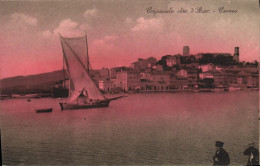 Delcampe - CPA Bateau De Peche Cannes Crepuscule Cote D'aazur - Fischerei