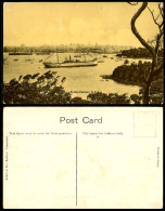 Delcampe - Australia Old Postcard Sydney Harbour New South Wales Steamers Steam Ships Boats - Sonstige & Ohne Zuordnung
