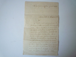 Delcampe - PAT - 5190  MONTEGUT-SUR-ARROS  (Gers)  :  LETTRE De 1866  Adressée à PARIS   XXX - Non Classificati
