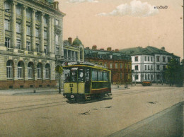 Delcampe - Superrar Straßenbahn Tramway Mulhouse Mühlhausen Sparkasse Belfortstraße 2.6.1916 - Mulhouse