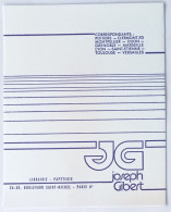 Delcampe - JOSEPH GIBERT - Librairie Papeterie - Paris 6e / Boulevard Saint Michel - Buvard Publicitaire - Cartoleria