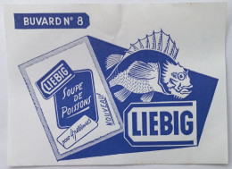Delcampe - LIEBIG - Soupe De Poissons - Buvard Publicitaire - Minestre & Sughi