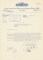 Delcampe - Brief Kerkrade 1951 - Comite Internationaal Muziekcocours - Pays-Bas