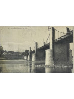 Delcampe - Jargeau (Loiret) – Le Pont Sur La Loire – CPA N° 57 - Jargeau