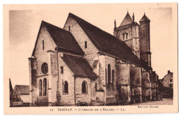 Delcampe - Tannay - L'Abside De L'Eglise - édit. Emard 12 + Verso - Tannay