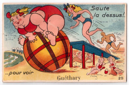 Delcampe - Saute La Dessus Pour Voir Guéthary - Carte à Système Multivues - édit. Gaby - Artaud Père Et Fils 29 + Verso - Guethary