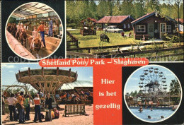 Delcampe - Slagharen Hardenberg Overijssel NL Shetland Pony Park Riesenrad Schwimmbad - Sonstige & Ohne Zuordnung