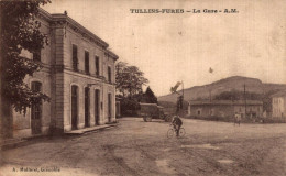 Delcampe - M1810 - TULLINS FURES - D38 - La Gare - Tullins