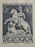 Delcampe - CMI) 1953 POLAND MONUMENT TO JOHN III SOBIESKI XF - Polen