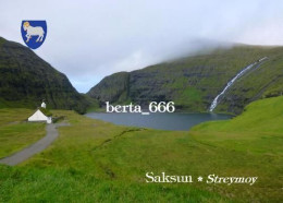 Delcampe - Faroe Islands Sreymoy Saksun Waterfall New Postcard - Färöer
