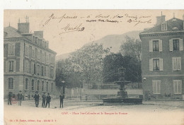 Delcampe - 05 /FP/ GAP   Place Sainte Colombe Et La Banque De France ** - Gap
