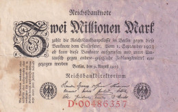 Delcampe - CRBX0982 BILLETE ALEMANIA 2000000 MARCOS 1923 MC - Autres & Non Classés