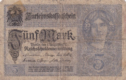 Delcampe - CRBX0997 BILLETE ALEMANIA 5 MARCOS USADO - Autres & Non Classés