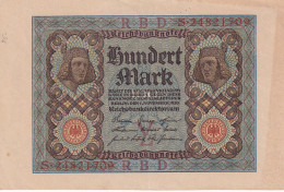 Delcampe - CRBX1001 BILLETE ALEMANIA 100 MARCOS 1920 MBC - Autres & Non Classés