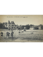 Delcampe - Le Pouliguen – Villa Des Cerises Et Enfants Sur La Plage – CPA - Le Pouliguen