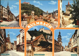 Delcampe - Kulmbach Bayern Marktplatz Roter-Turm Plassenburg - Kulmbach