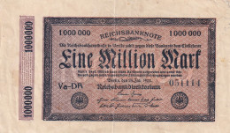 Delcampe - CRBX1260 BILLETE ALEMANIA 1000000 MARCOS 1923 USADO - Autres & Non Classés