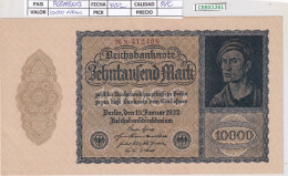 Delcampe - CRBX1261 BILLETE ALEMANIA 10000 MARCOS 1922 SIN CIRCULAR - Autres & Non Classés