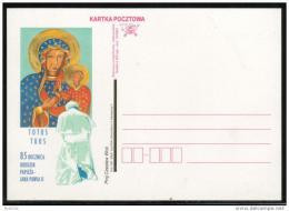 Delcampe - POLAND 2005 POPE JPII RARE 85th BIRTH ZIELONA GORA 2 POSTCARDS ( VIRGIN MARY BABY JESUS MADONNA RELIGION ) - Polen
